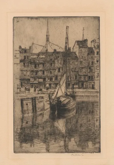 The Old Port In Honfleur State II