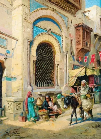 The Orange Merchant In Cairo