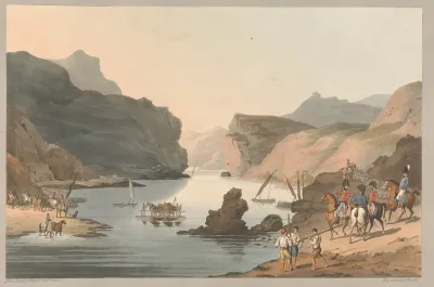 The Passage Of The Tagus By The 3rd Division At Villa Velha 20 May 1811