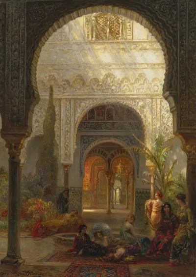 The Patio Della Reina The Alcazar Sevilla