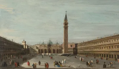 The Piazza San Marco Venice Looking East