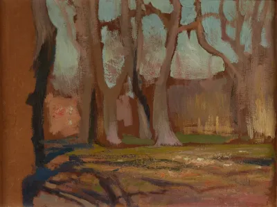 The Planty Park In Krakow In Spring