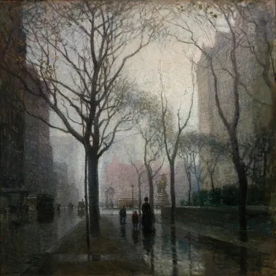 The Plaza After The Rain