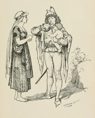 The Prince Feeds The Baby From His Flask