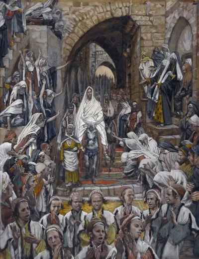 The Procession In The Streets Of Jerusalem