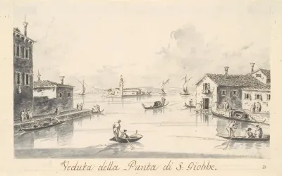 The Punta Di San Giobbe With The Island Of San Secondo In The Distance