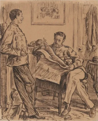 The Queens English An Iillustration In Punch Aug 11 1877