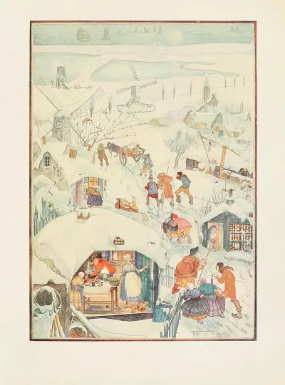The Rich Woman And The Poor Woman The Two Farms At Christmas Eve