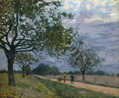 The Road From Versailles To Louveciennes 2