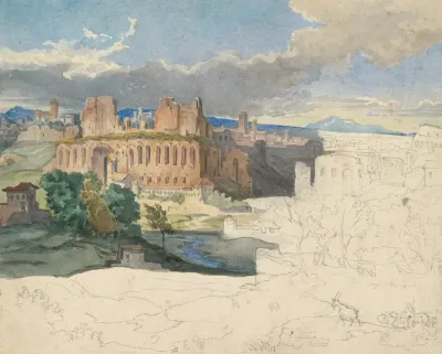 The Ruins Of The Imperial Palaces In Rome