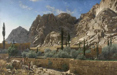 The Saint Catherine Monastery In Sinai