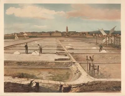 The Salt Pans At Capo Distria