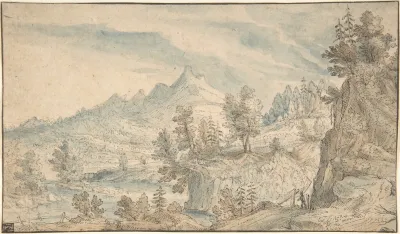 The Salzach Valley With A View Of The Watzmann Massif In The Background