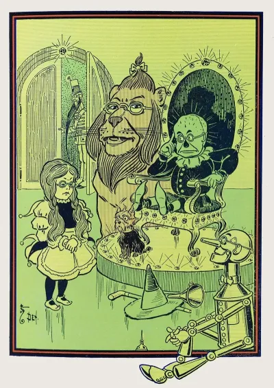 The Scarecrow Sat On The Big Throne