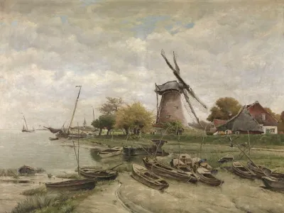 The Scheldt In Mariekerke