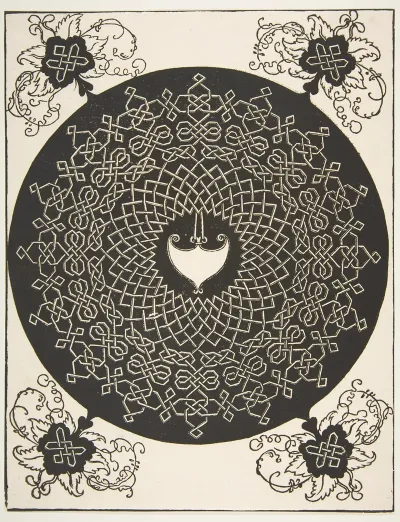 The Second Knot Interlaced Roundel With An Amazon Shield In Its Center