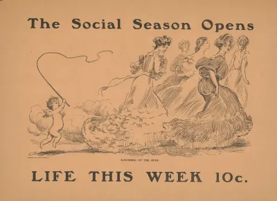 The Social Season Opens Life This Week 10 Cents