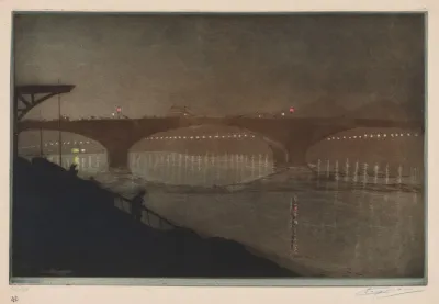 The Solferino Bridge Nocturnal Effect