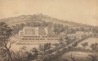 The Southeast View Of Rose Castle In Cumberland