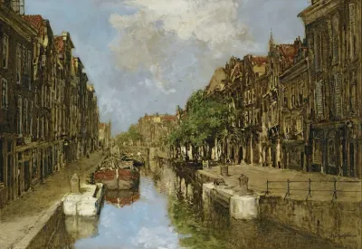 The Spuiwater And Delftsche Vaart Rotterdam