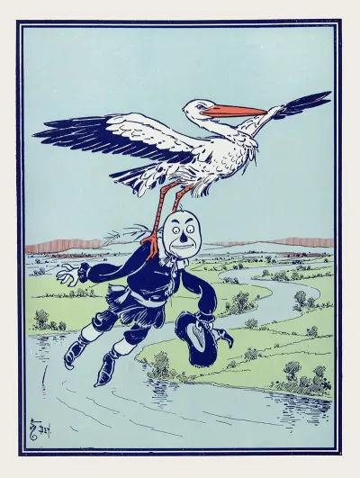 The Stork Carried Him Up Into The Air