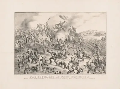 The Storming Of Fort Donelson Terrific Bayonet Charge And Capture Of The Outer Intrenchments By The Gallant Soldiers Of The West Saturday Feby 15th 1862