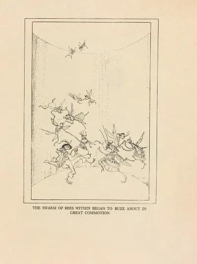 The Swarm Of Bees Within Began To Buzz About In Great Commotion