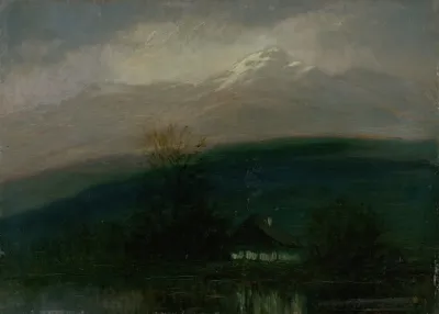 The Tatra Mountain In The Night