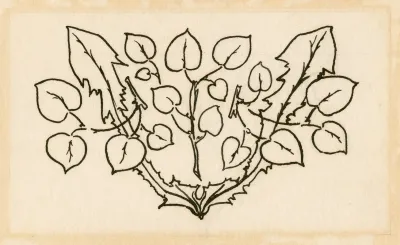The Tempest Botanical Design For Tail Piece