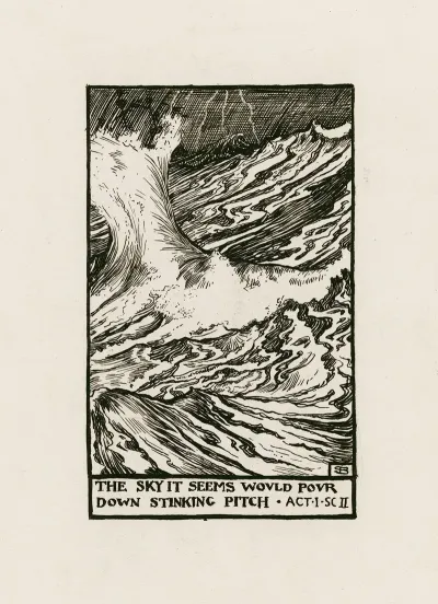 The Tempest The Sky It Seems Would Pour Down Stinking Pitch Act I Scene Ii