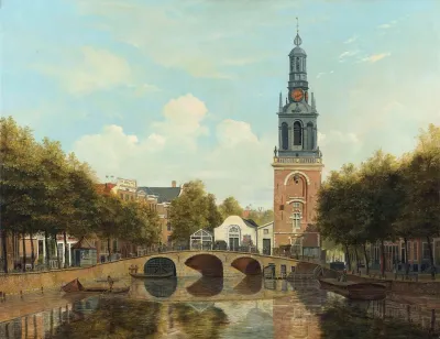 The Torensluis And The Jan Roodenpoortstoren In Amsterdam