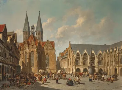 The Town Square Of Braunschweig