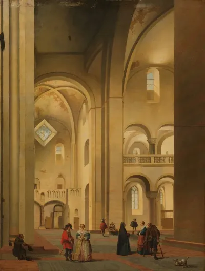 The Transept Of The Mariakerk In Utrecht Seen From The Northeast