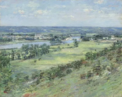 The Valley Of The Seinefrom The Hills Of Giverny
