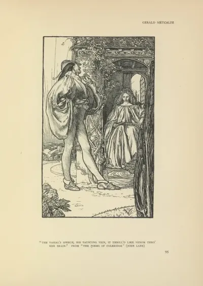 The Vassals Speech His Taunting Vein It Thrilld Like Venom Thro Her Brain The Poems Of Coleridge