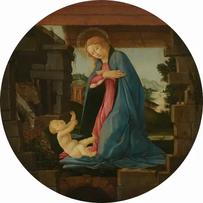 The Virgin Adoring The Child 2