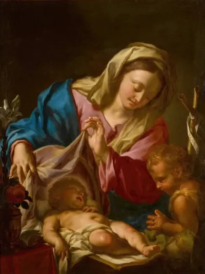The Virgin And Child With The Infant Saint John The Baptist 3