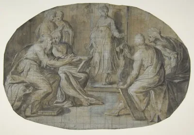 The Virgin And Saint Joseph Find Jesus Disputing With The Doctors In The Temple