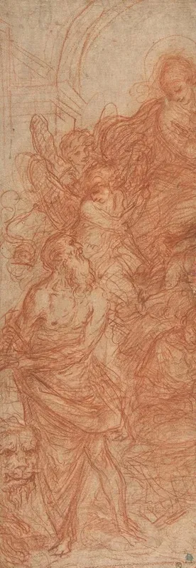 The Virgin Appearing To Saint Jerome
