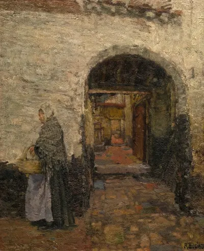 The Vlaaikensgang In Antwerp