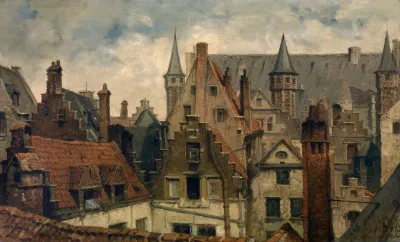 The Vleeshuis Old Roofs And Crow Stepped Gables