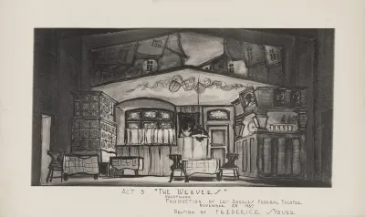 The Weavers Act 3 Domestic Interior Against City Rooftops