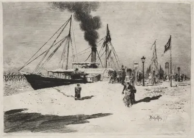 The Wharf At Trouville