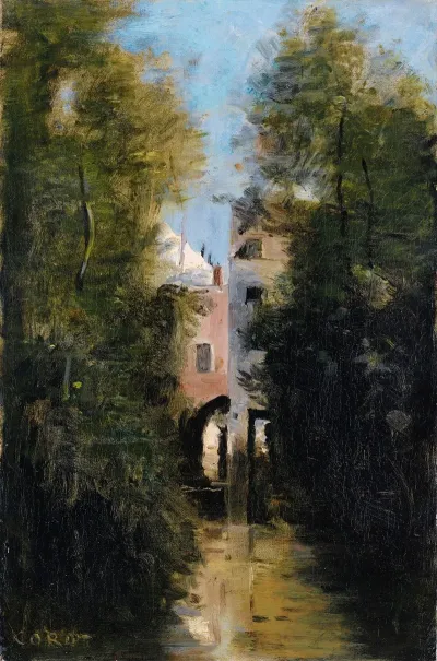The Windmill On The Therain River In Beauvais