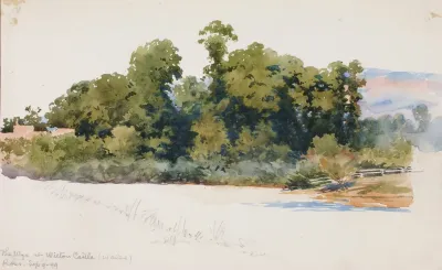 The Wye At Wilton Castle Wales