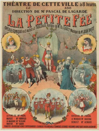Theatre De Cette Ville A 8 Heures Le 188 Direction De Mr Pascal De Lagarde La Petite Fee 2