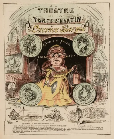 Theatre De La Porte St Martin Lucrece Borgia