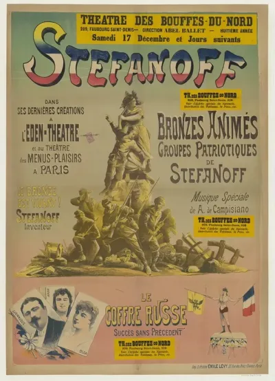 Theatre Des Bouffes Du Nord Stefanoff Dans Ses Dernieres Creations A Leden Theatre Et Au Theatre Des Menus Plaisirs A Paris