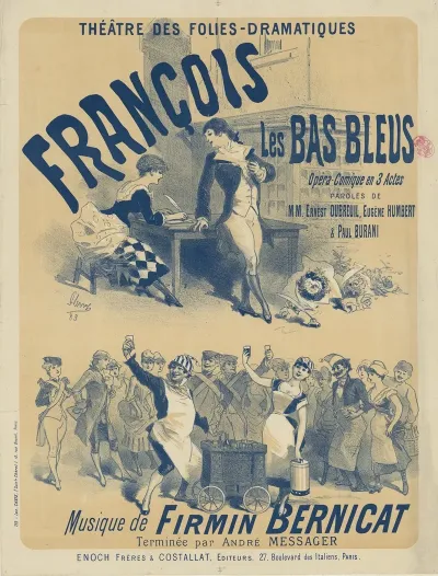 Theatre Des Folies Dramatiques Francois Les Bas Bleus