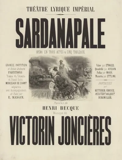 Theatre Lyrique Imperial Sardanapale